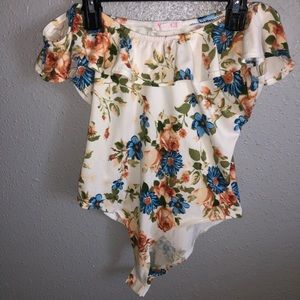 Agaci off the shoulder bodysuit